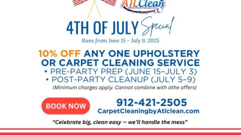 Celebrate Big, Clean Easy with Our 4th of July Upholstery & Carpet Refresh!