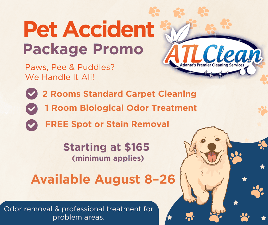 Pet Accident Cleaning Package – Starts at $165