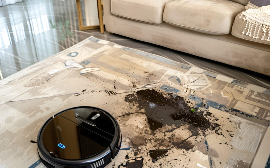 Dealing With Muddy Footprints On Area Rugs After Rain